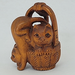 Boxwood Netsuke at Green Dragon Bonsai