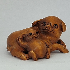 boxwood netsuke